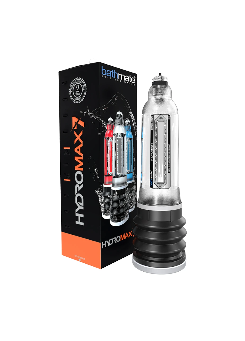 Гидропомпа Hydromax 7 Clear (X30), для члена длиной от 12,5 до 18см, диаметр до 5см Bathmate (251964106)