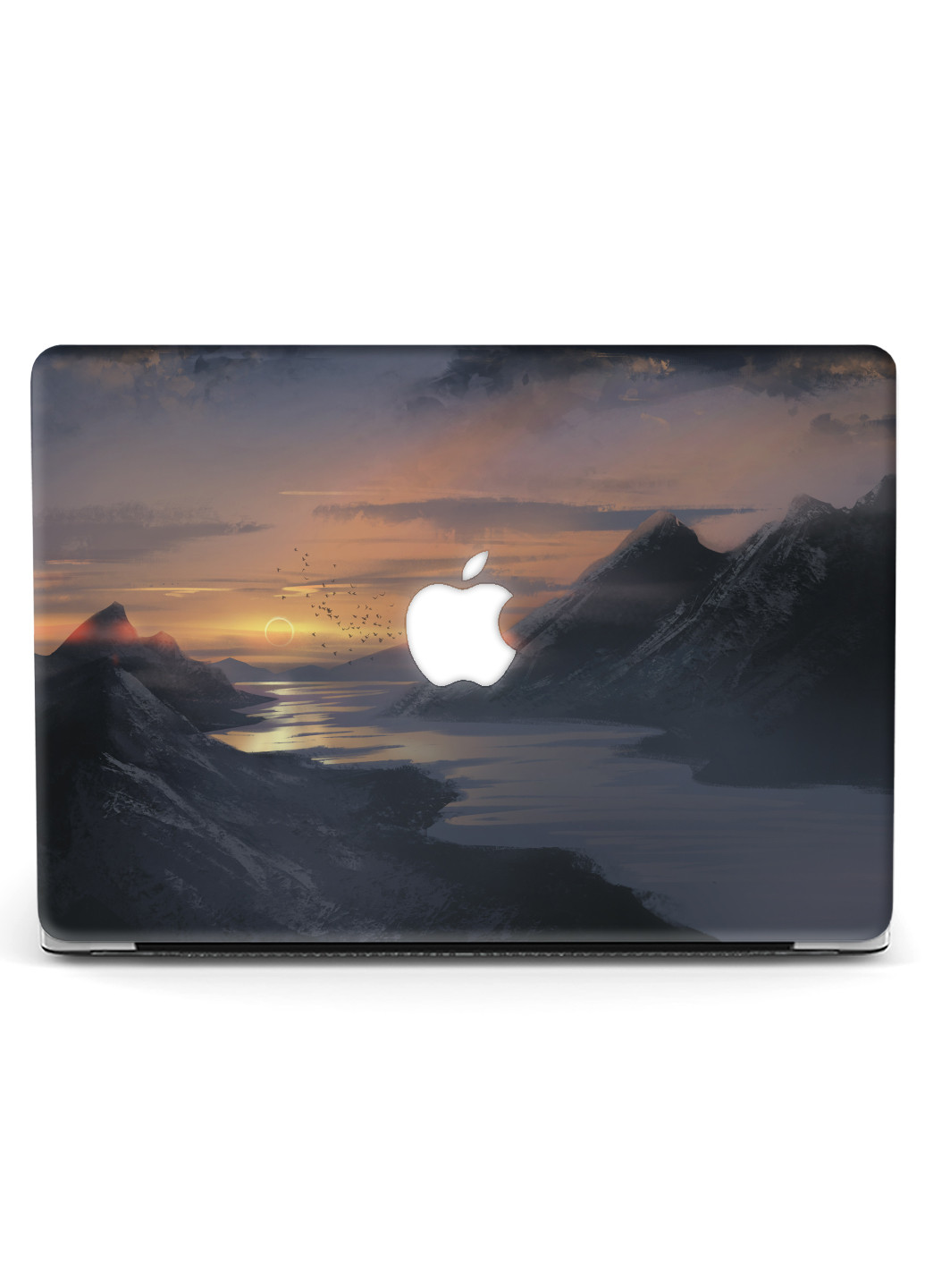 Чехол пластиковый для Apple MacBook Air 13 A1932 / A2179 / A2337 Пейзажи (Red sky at morning) (9656-2489) MobiPrint (218867490)