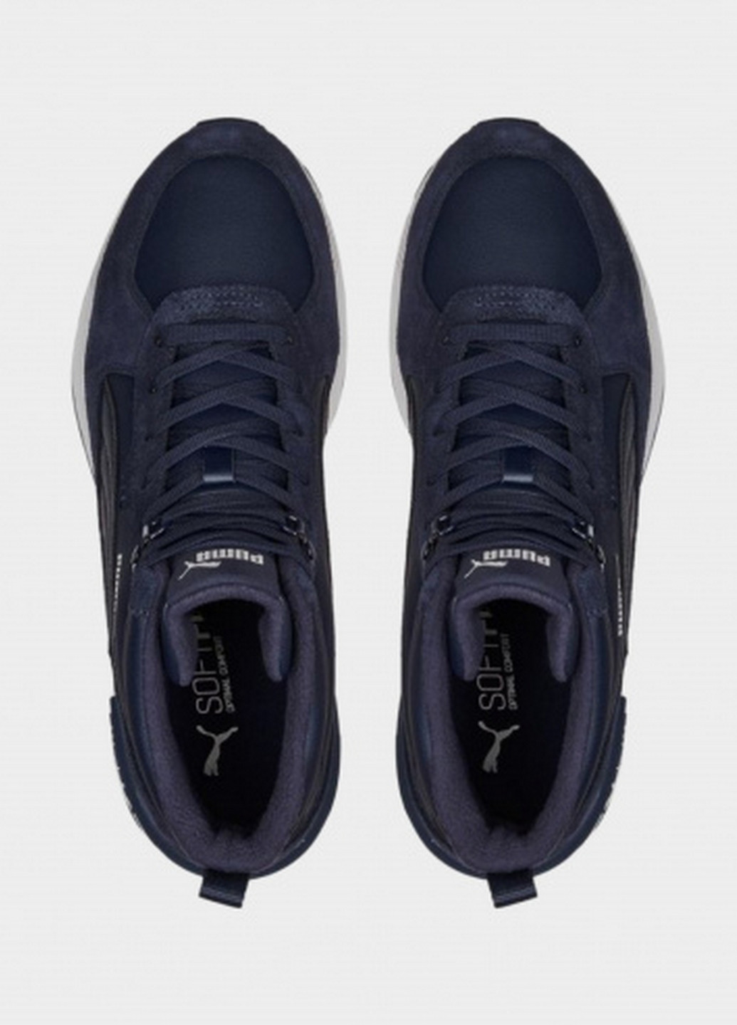Темно-синие демисезонные мужские кроссовки Puma Graviton Mid