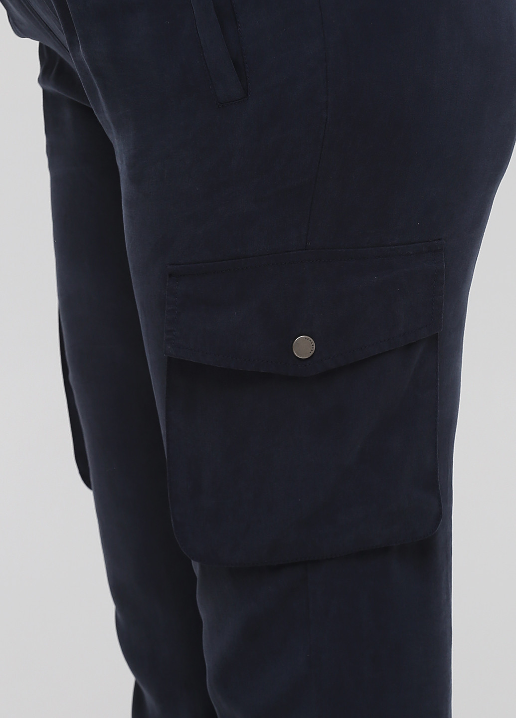 Темно-синие кэжуал демисезонные джоггеры брюки Reserved