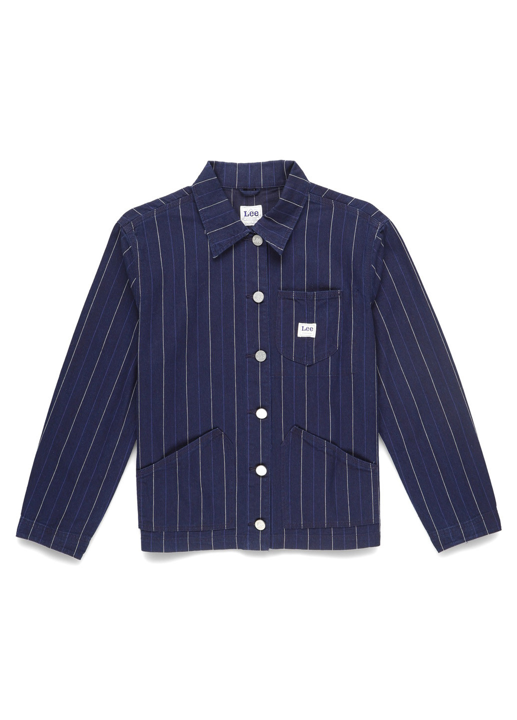Темно-синий женский жакет Lee полосатый - демисезонный
