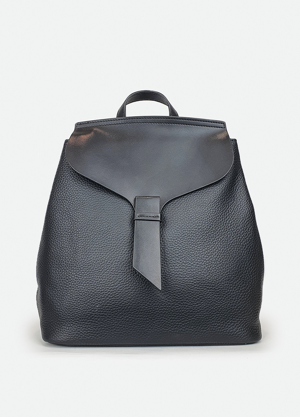 Кожаный женский рюкзак городской черный Fashion (232975908)