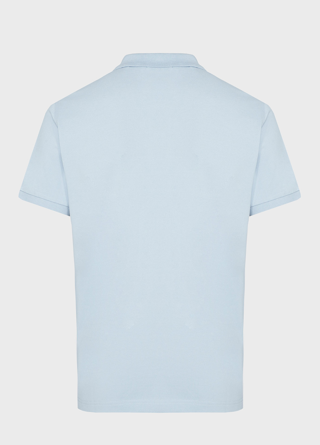 Голубой футболка-поло для мужчин Gant однотонная