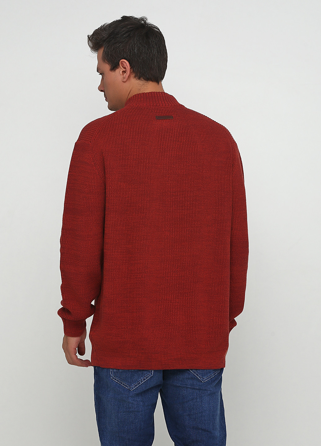 Оранжево-красный демисезонный свитер Camel Active
