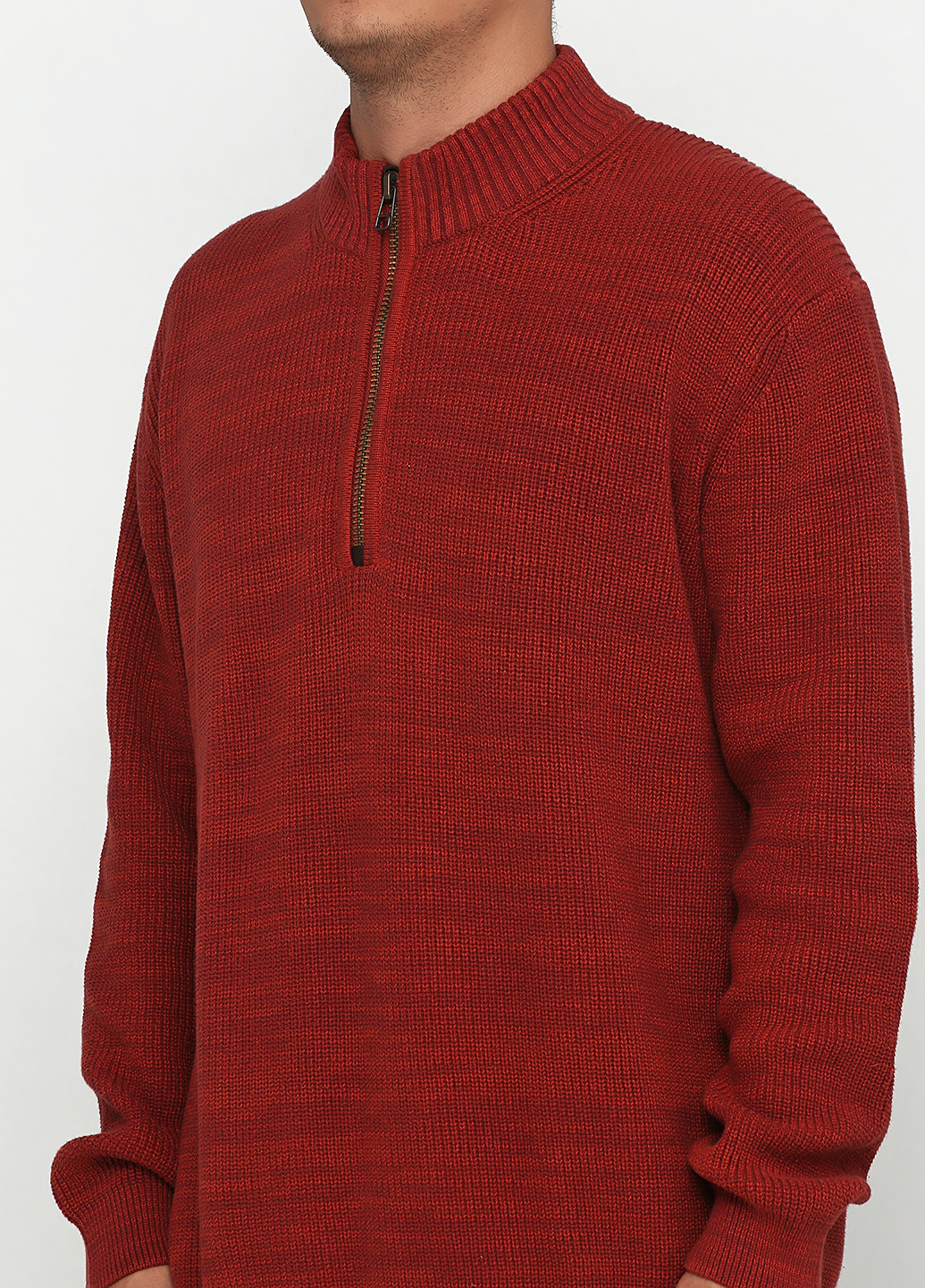 Оранжево-красный демисезонный свитер Camel Active