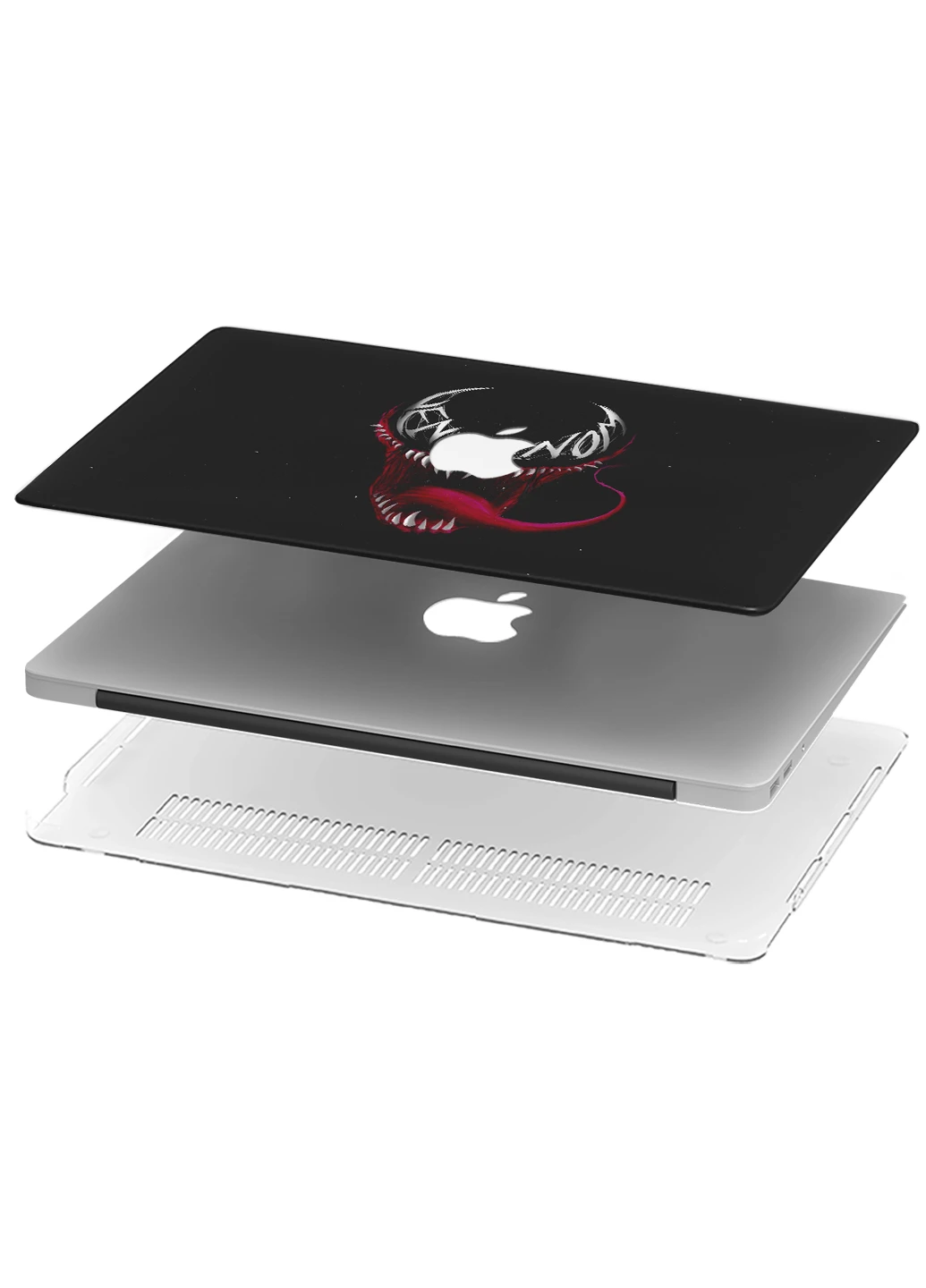 Чохол пластиковий для Apple MacBook Pro 13 A1278 Веном (Venom) (6347-2156) MobiPrint (218988197)