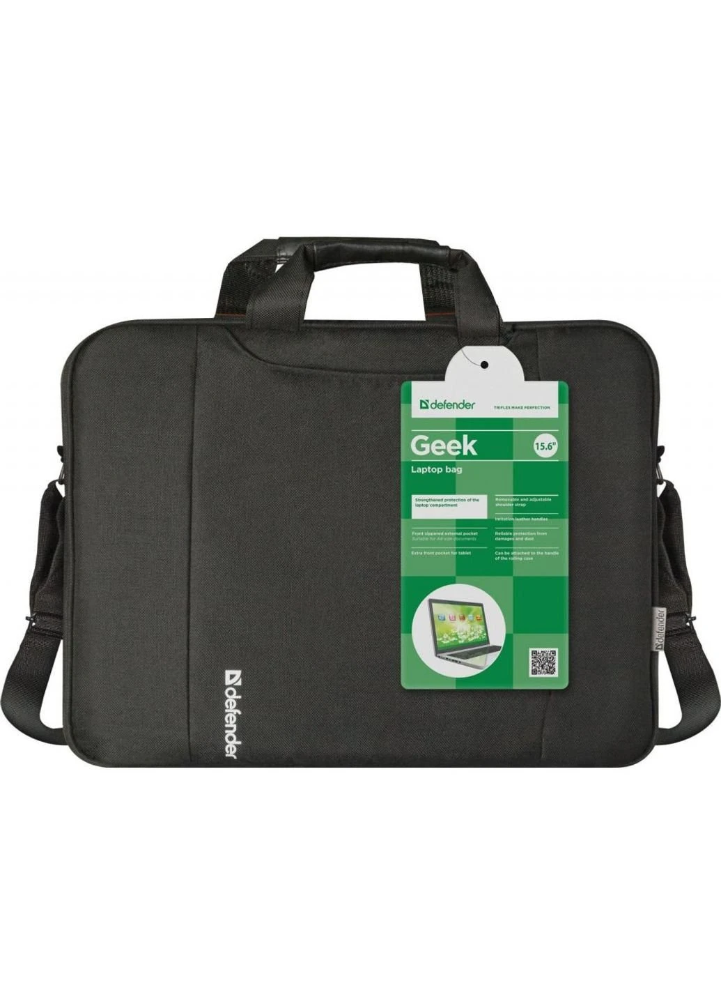 Сумка для ноутбука 15,6" Geek black (26084) Defender (251883293)