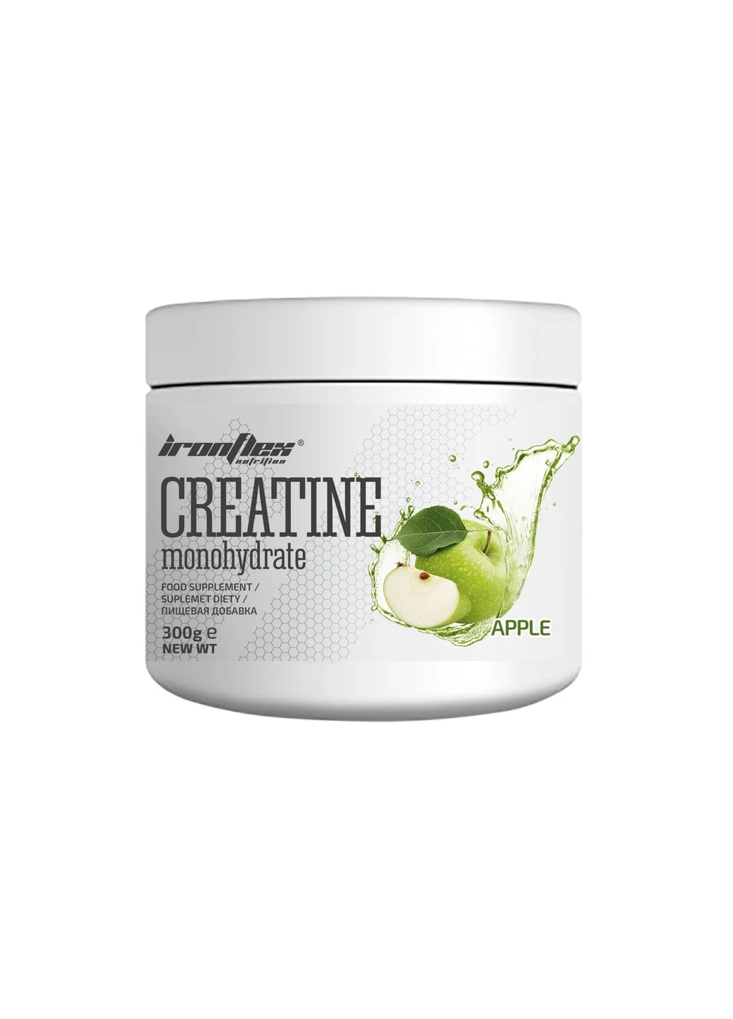 Креатин моногідрат Creatine monohydrate 300 грам Ківі-кактус Iron Flex (255279610)