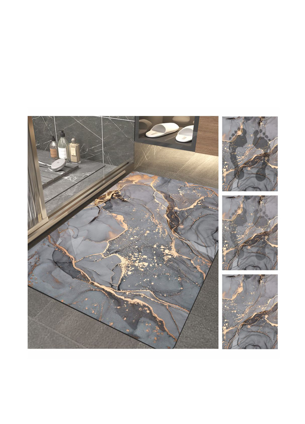 Суперпоглощающий коврик для ванной, 60х90 см Aquarius (322338834)