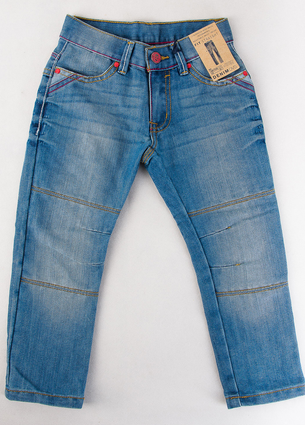 Темно-голубые демисезонные прямые джинсы OVS