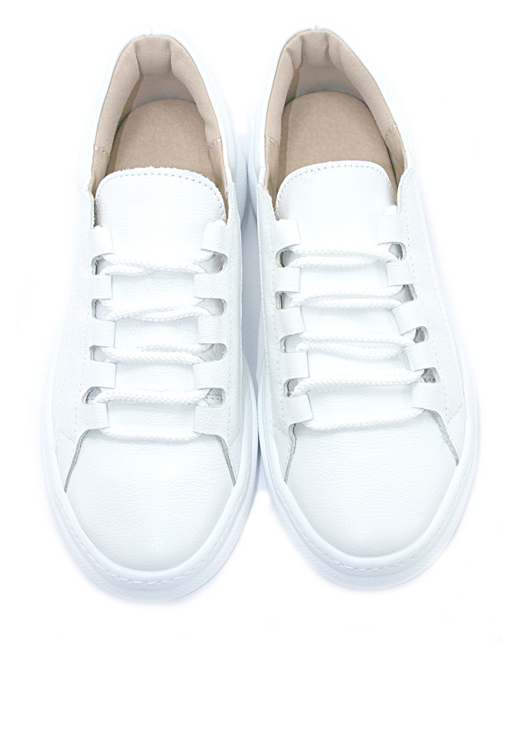 Белые демисезонные кроссовки Mila