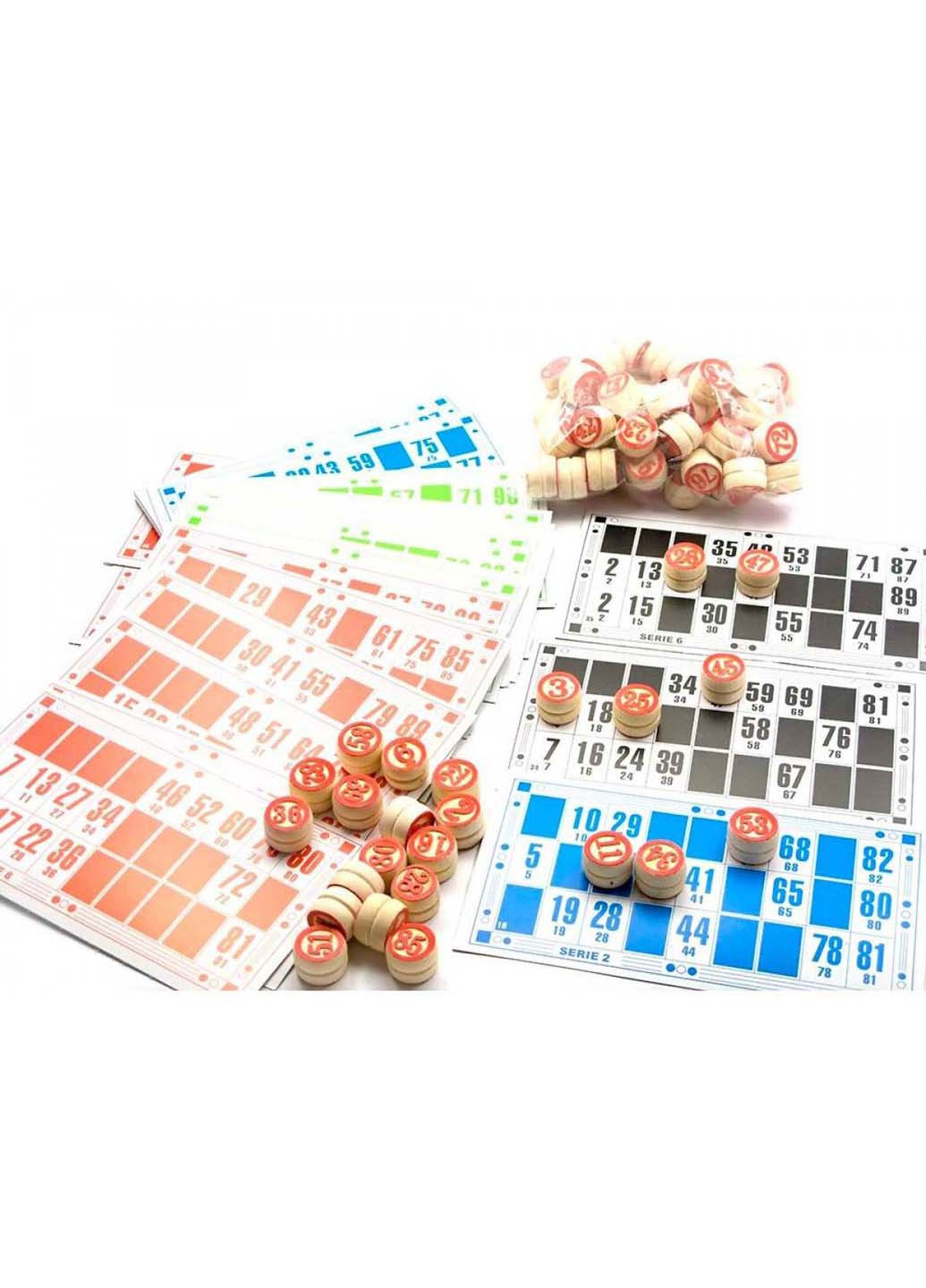 Лото с деревянными бочонками в картонной коробке Duke 17 х 9 х 10 см (232013860)