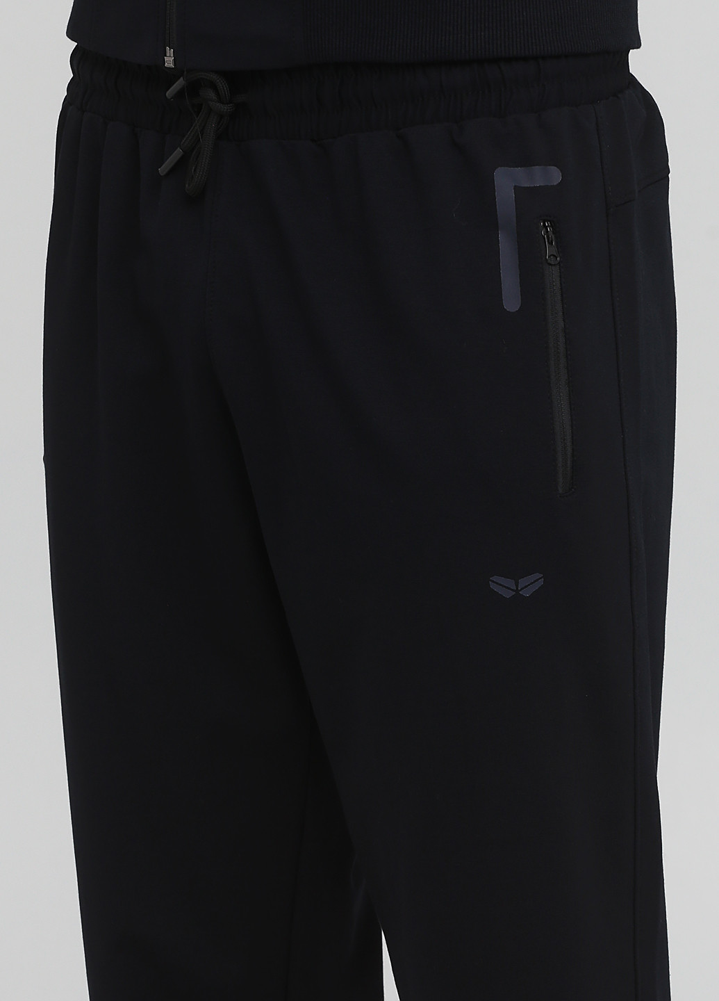 Черный демисезонный костюм (кофта, брюки) брючный DMR-X