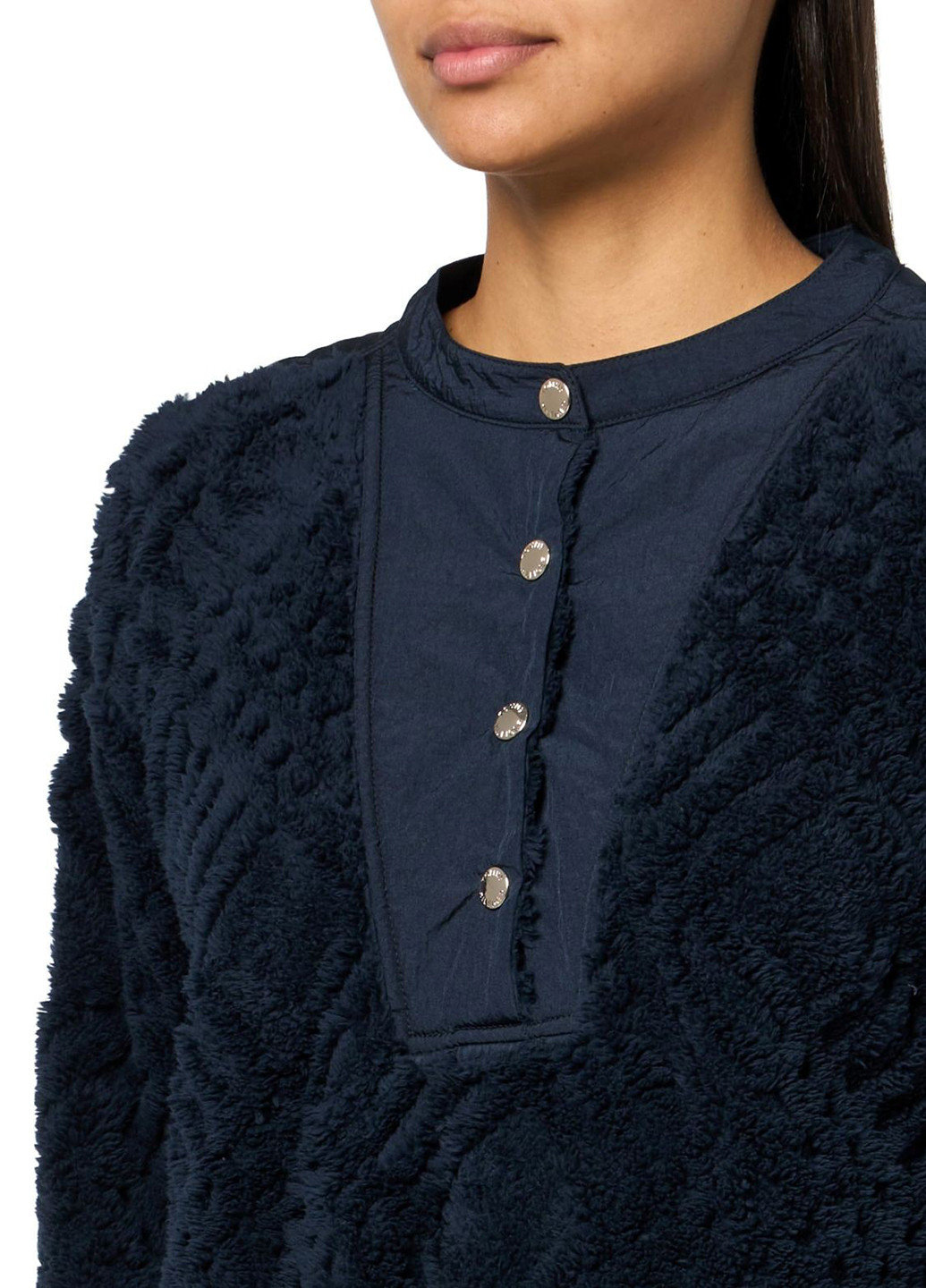 Темно-синий свитшот Tommy Hilfiger однотонный без декора (345570310)