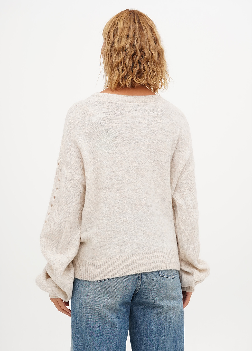 Світло-бежевий зимовий джемпер джемпер H&M