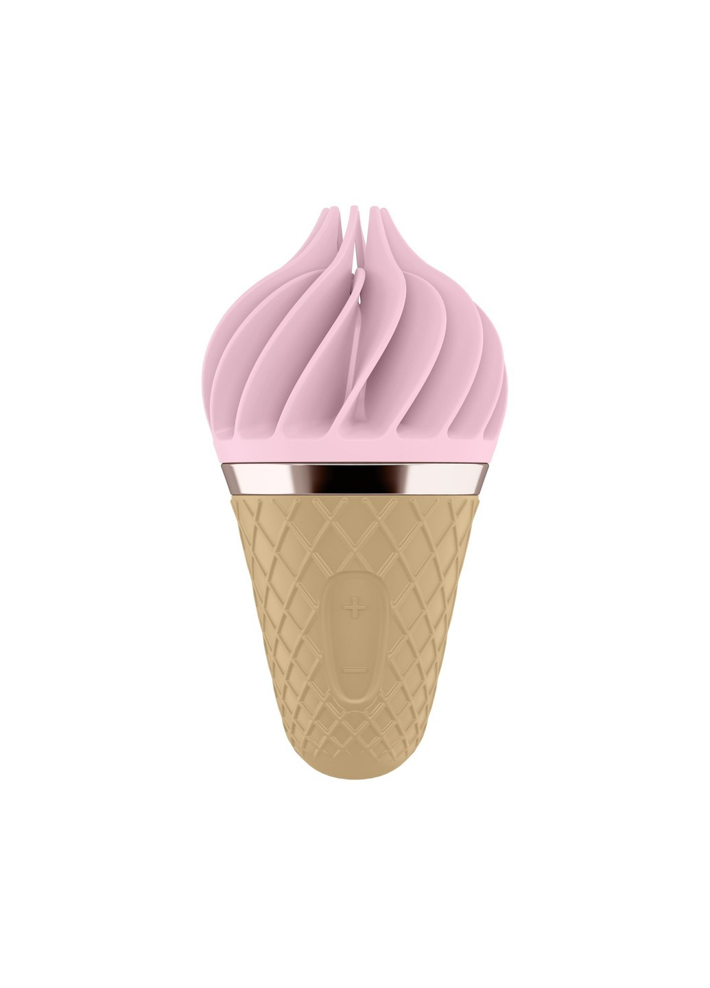 Мороженка спиннатор Lay-On - Sweet Treat Pink/Brown, 10 режимов работы, водонепроницаемая Satisfyer (256537595)