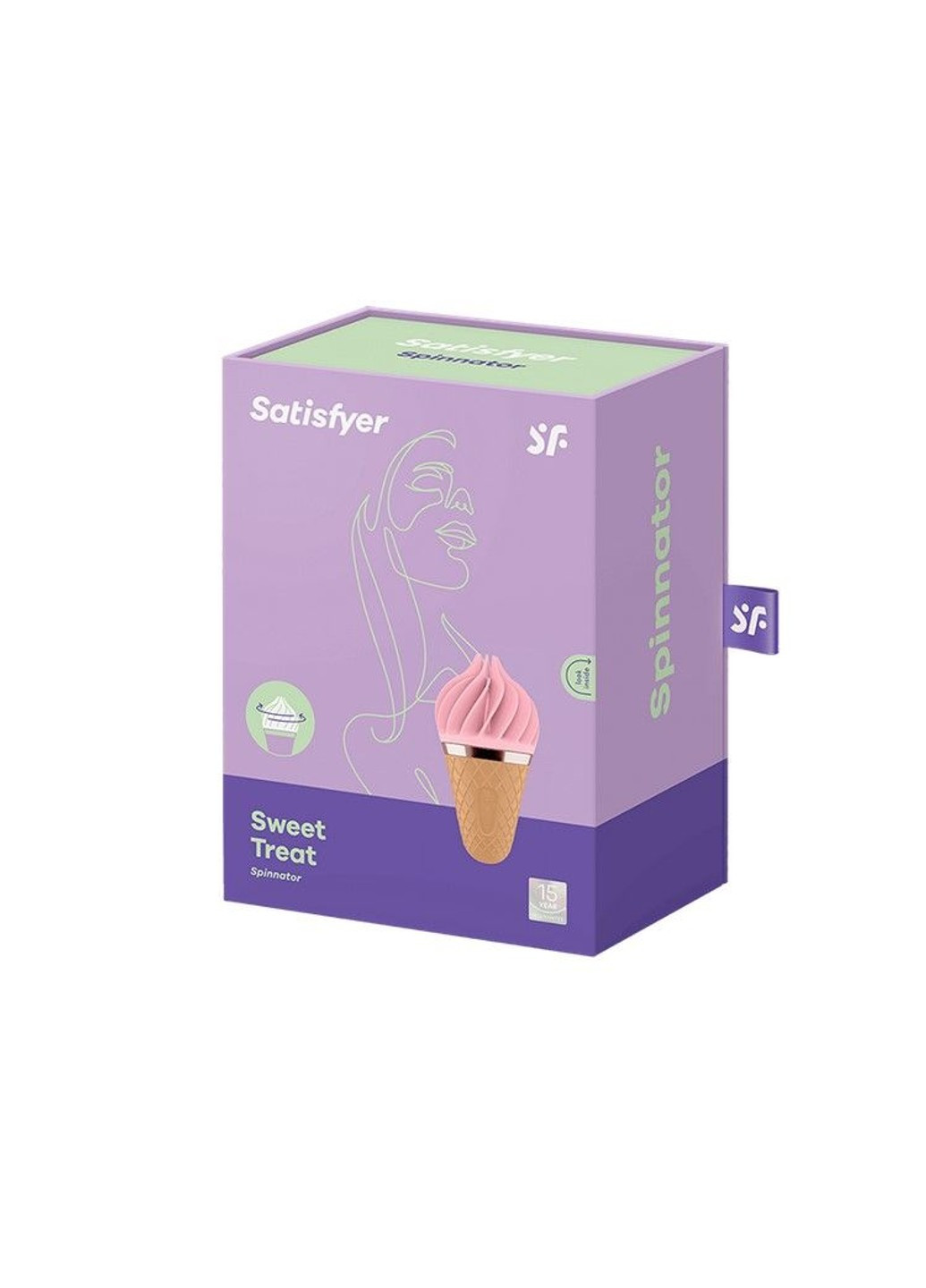 Мороженка спиннатор Lay-On - Sweet Treat Pink/Brown Satisfyer (256537595)