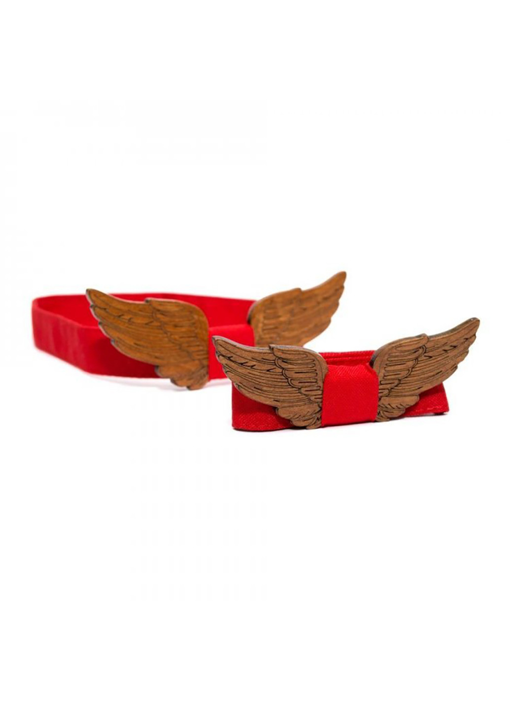 Набір Дерев'яна Краватка-Метелик 11,5-9х3,5-2 см GOFIN (252129669)