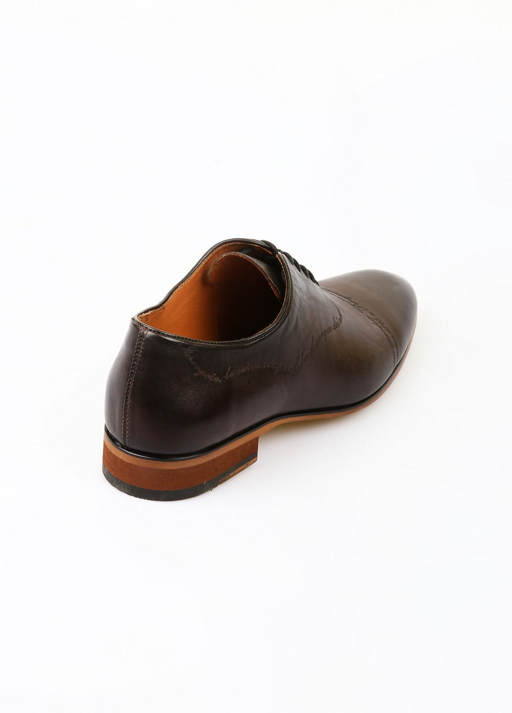 Темно-коричневые кэжуал туфли No Brand