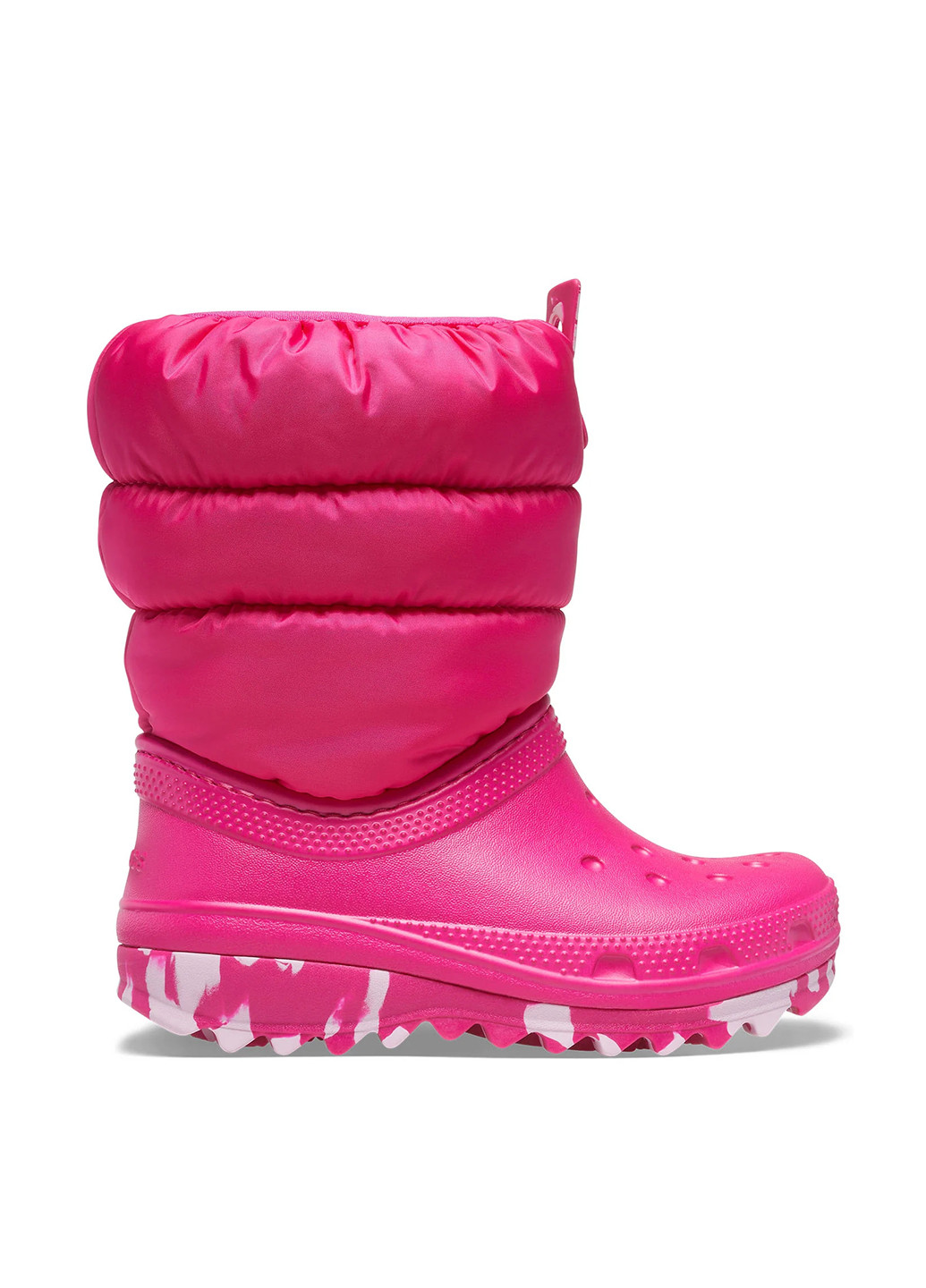 Розовые кэжуал зимние ботинки Crocs