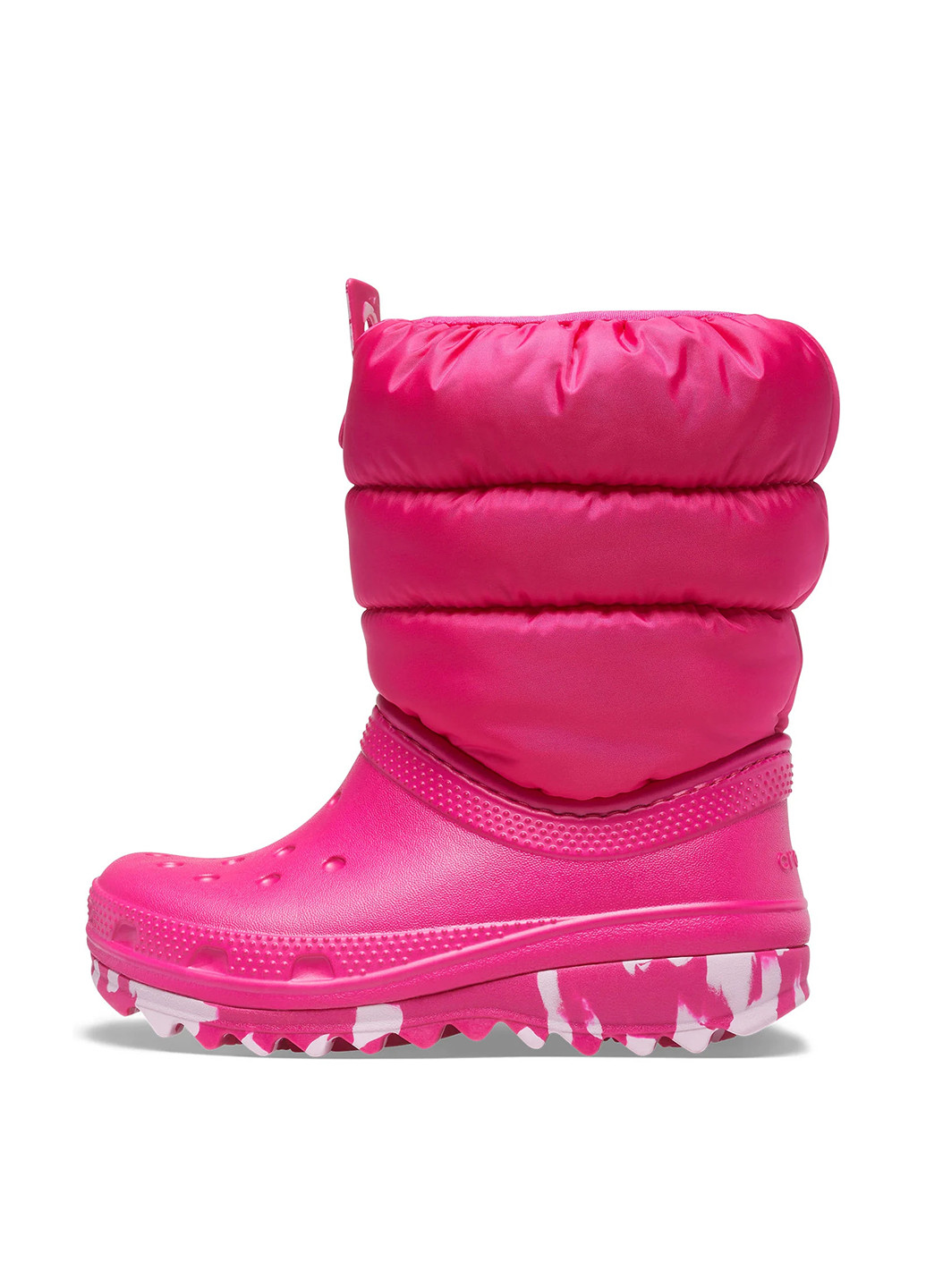 Розовые кэжуал зимние ботинки Crocs