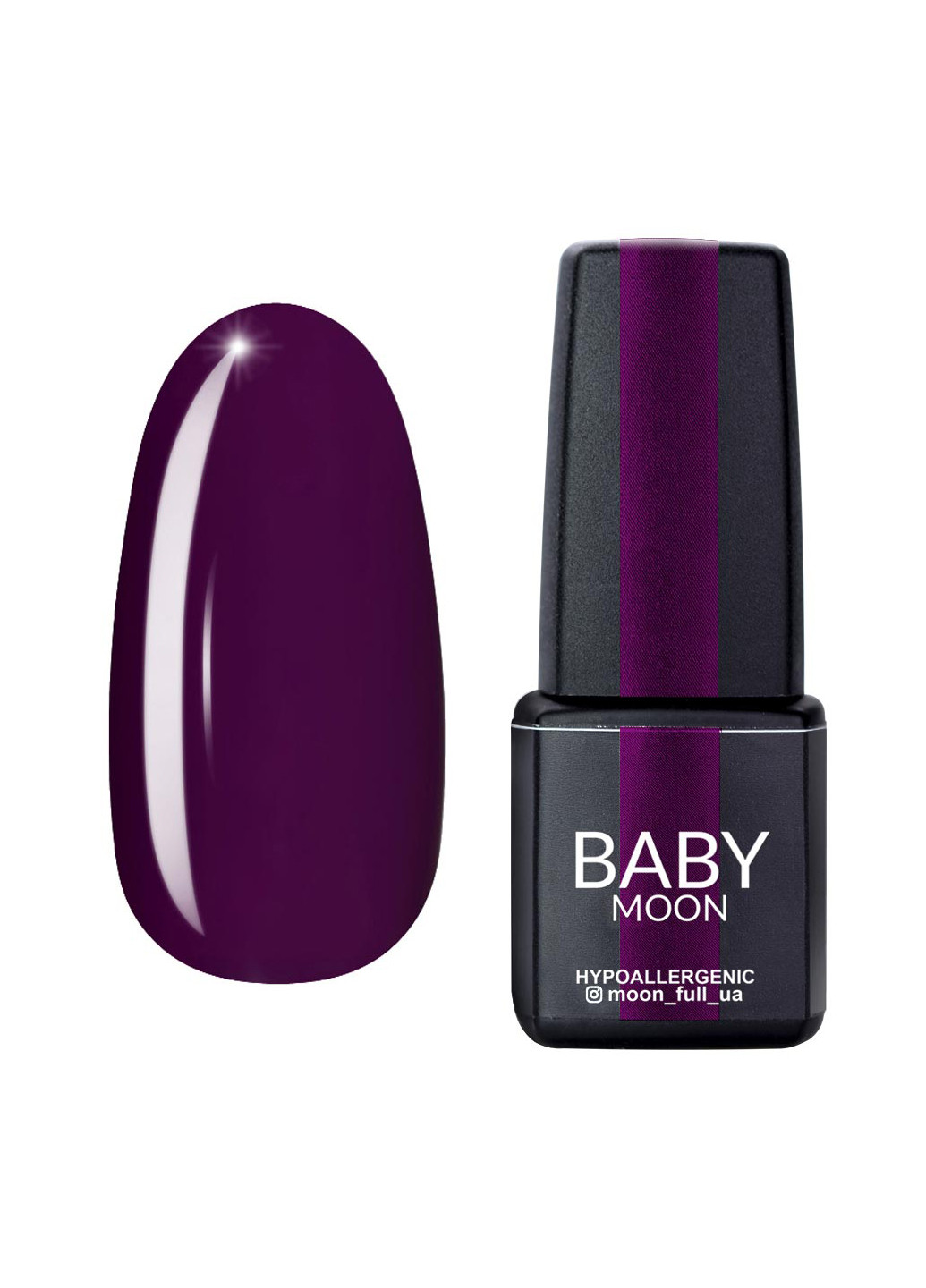 Гель лак BABY Burgundy Gel polish, 6 ml №012 сливовий Moon (251413708)