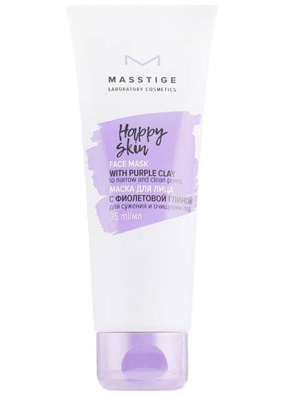 Маска для обличчя з фіолетовою глиною Happy Skin Mask With Purple Clay Masstige (250117219)