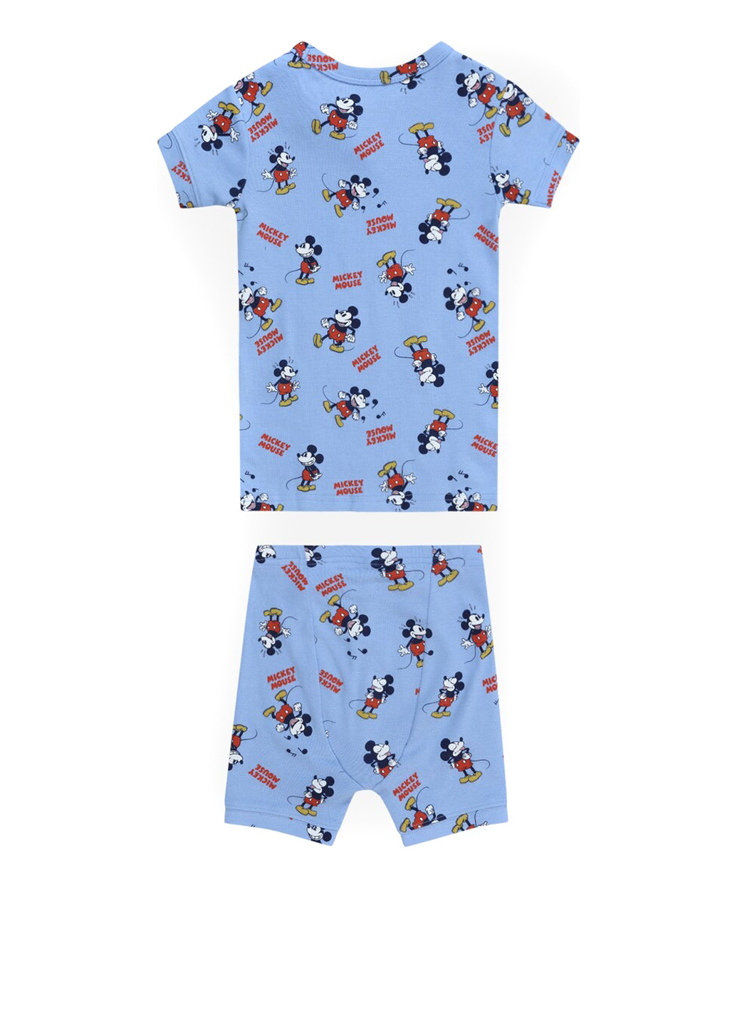 Голубая всесезон пижама (футболка, шорты) футболка + шорты Gap