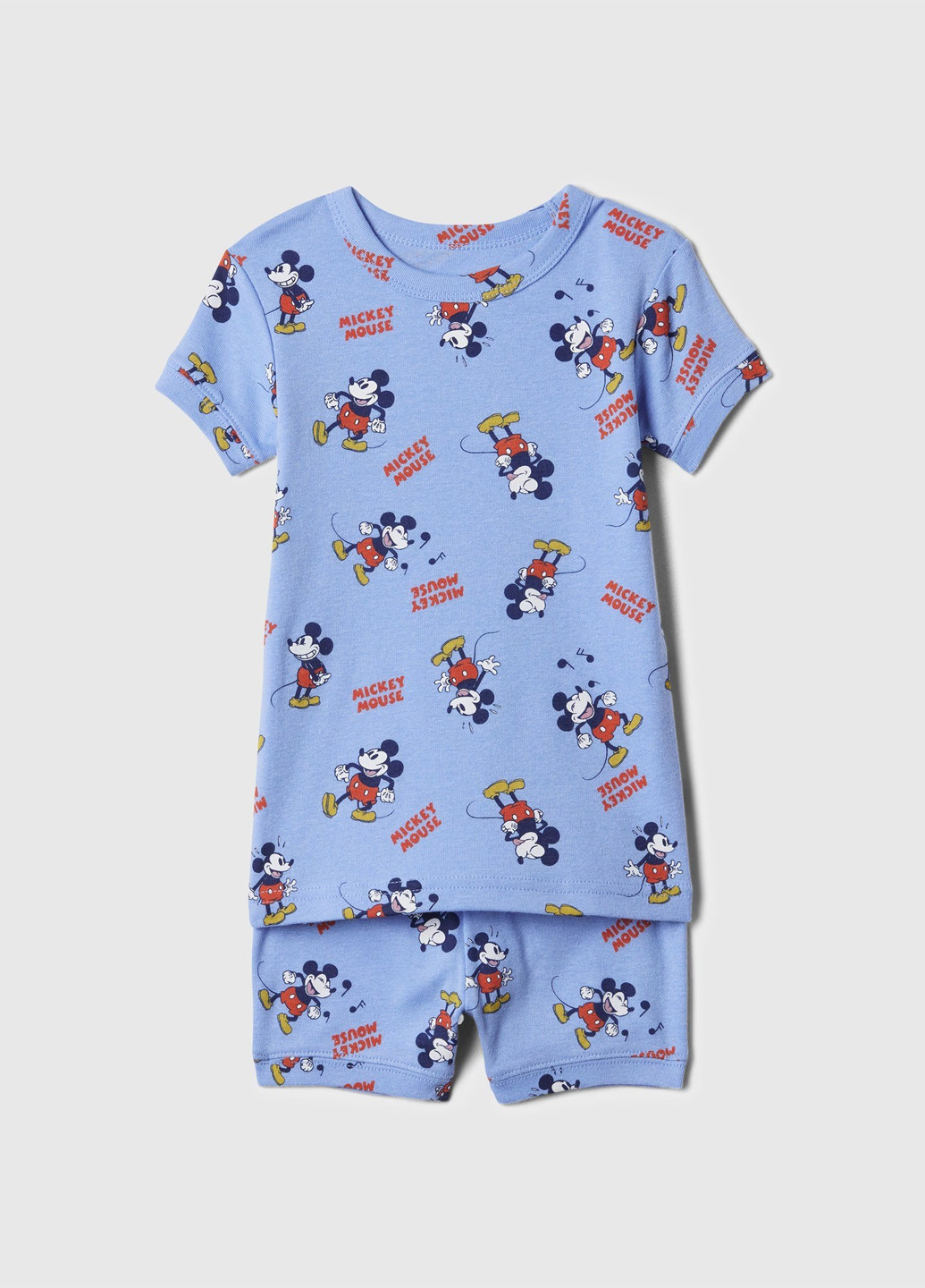 Голубая всесезон пижама (футболка, шорты) футболка + шорты Gap