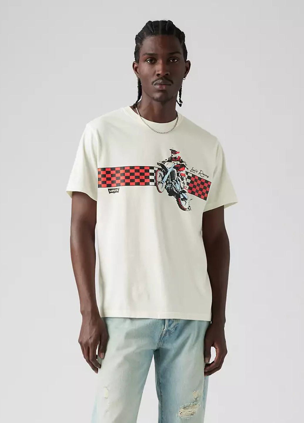 Молочна футболка Levi's