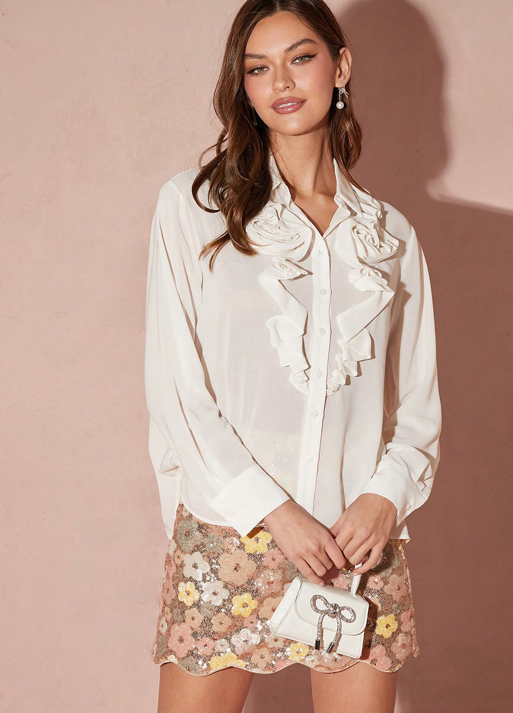 Біла блуза SHEIN