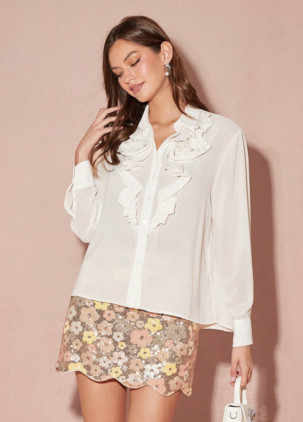 Біла блуза SHEIN