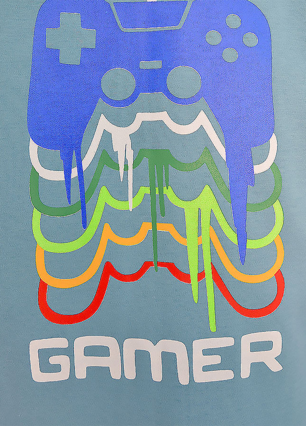 Блакитна всесезон піжама (лонгслів, штани) лонгслів + брюки Blanka