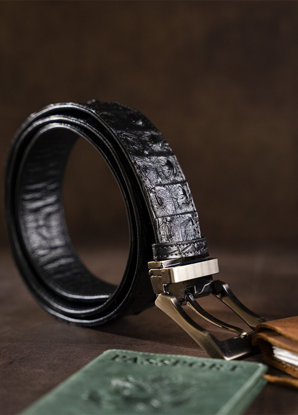 Ремень Crocodile leather (218181359)
