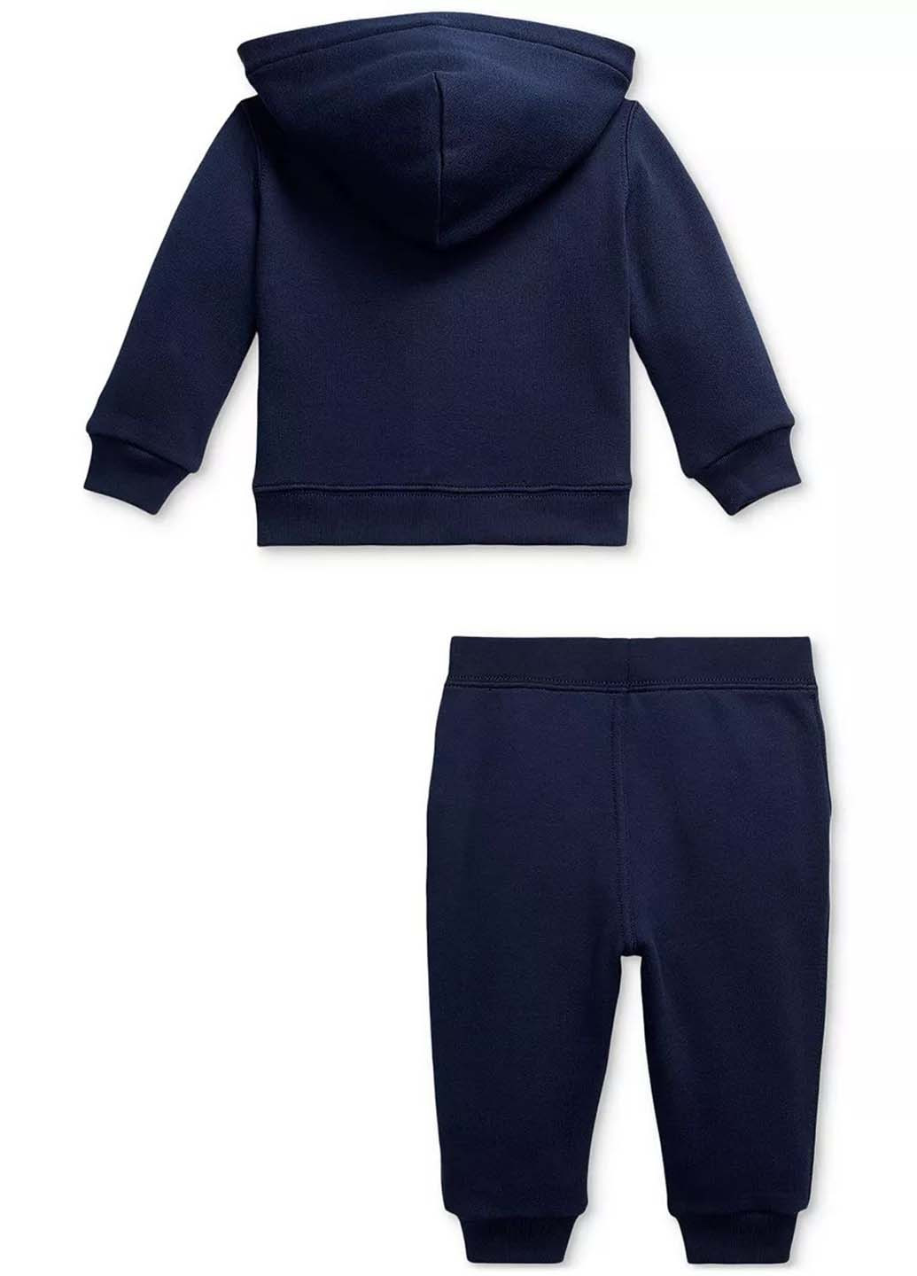 Синий демисезонный костюм (толстовка, брюки) брючный Ralph Lauren