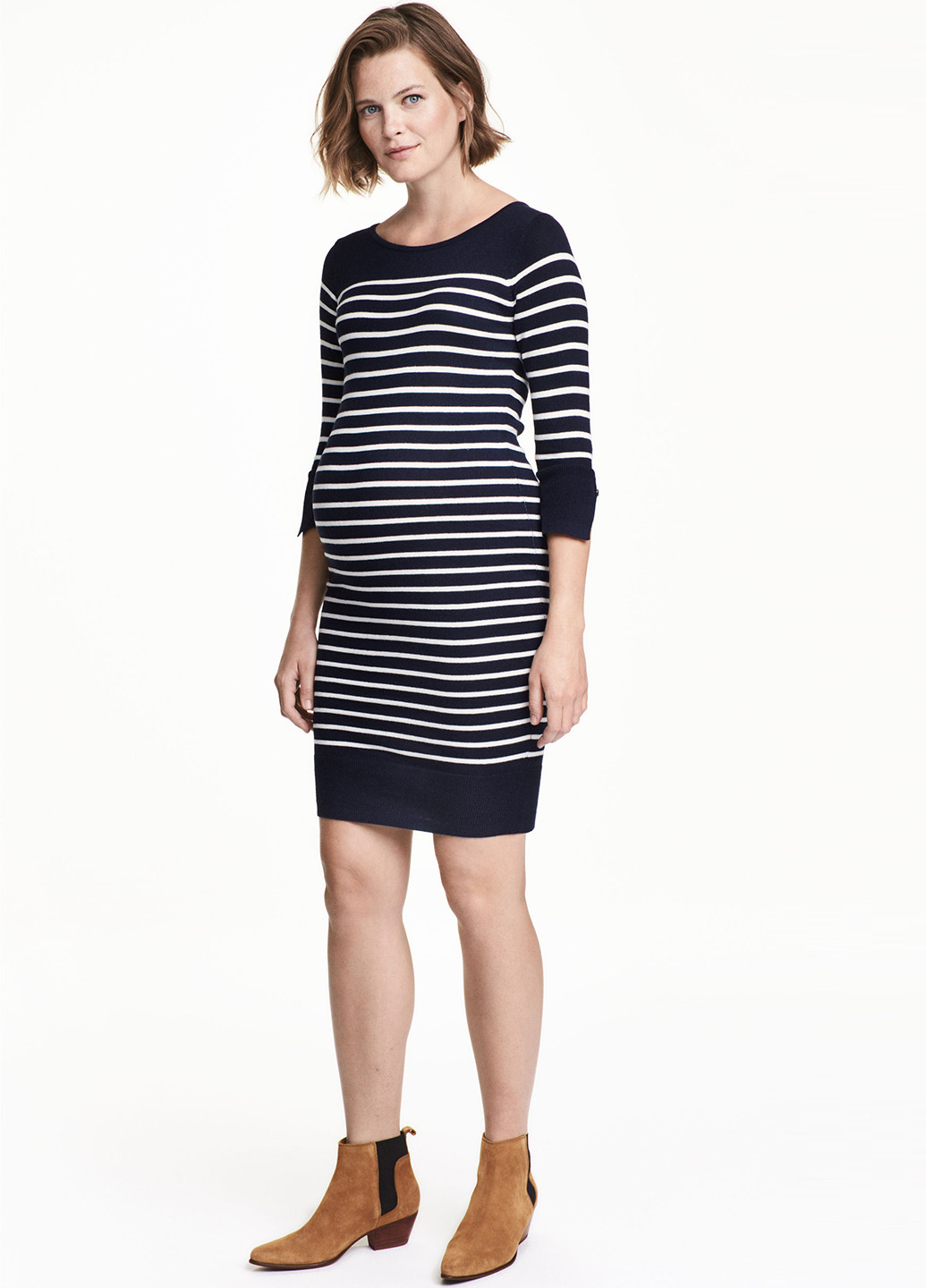 Темно-синя кежуал плаття для вагітних футляр H&M