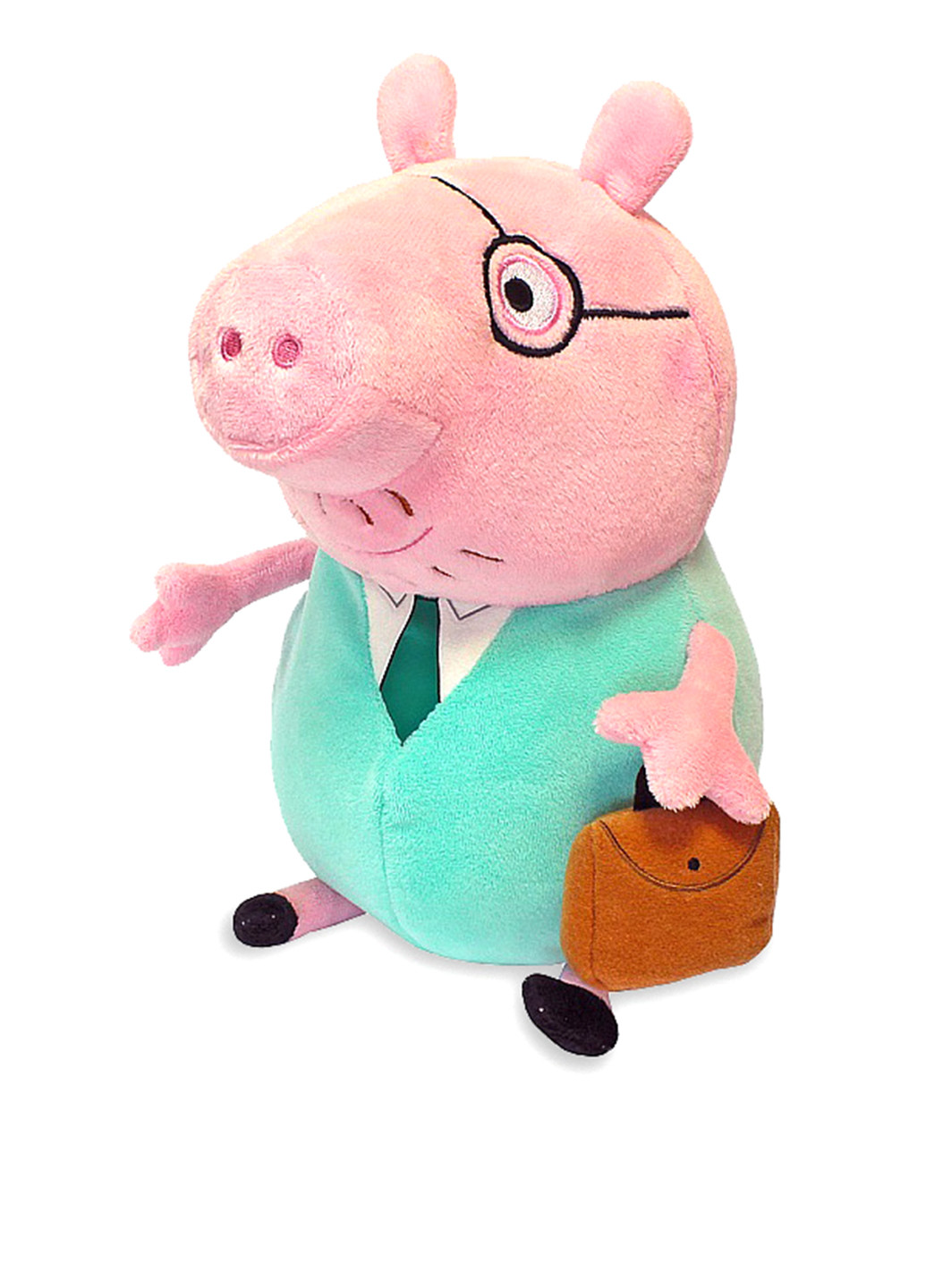 М'яка іграшка - тато свин із портфелем (30 см) Peppa (17777661)