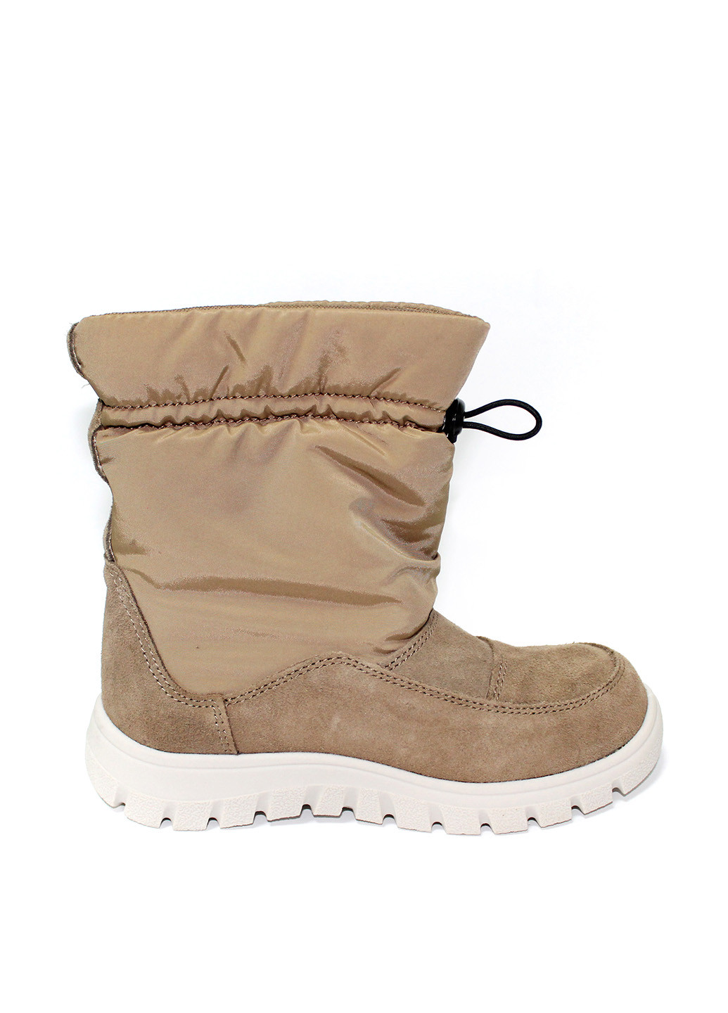 Темно-бежевые зимние полусапоги Naturino