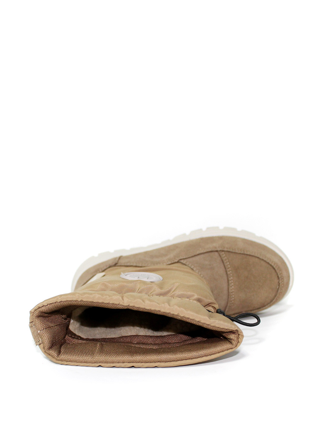 Темно-бежевые зимние полусапоги Naturino