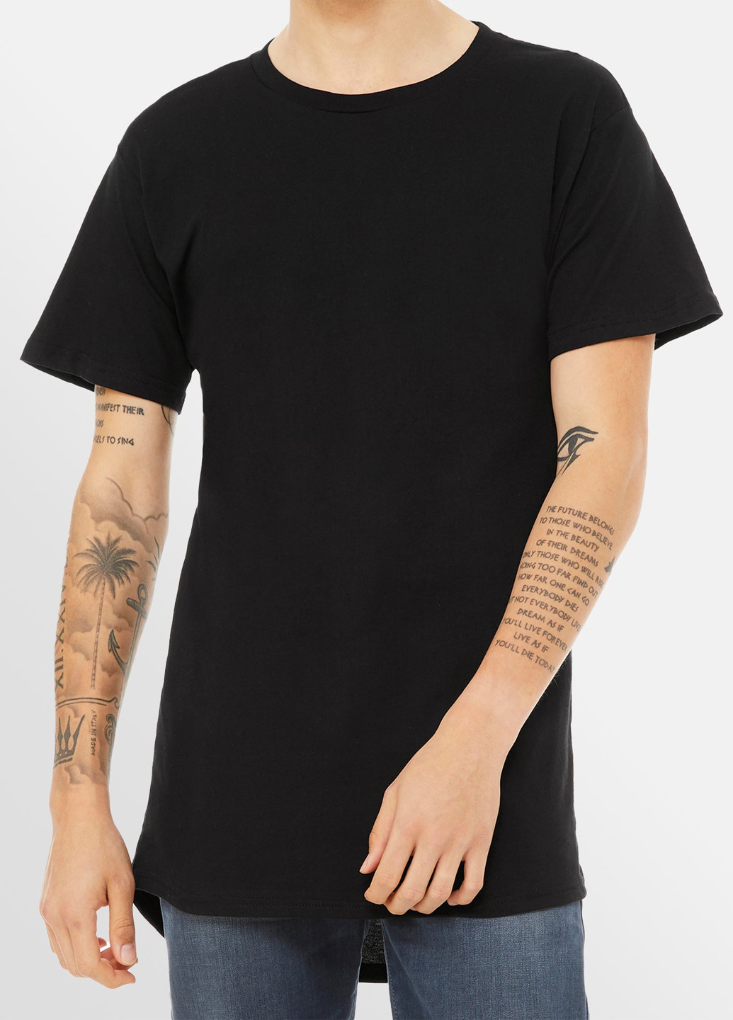 Черная футболка Canvas