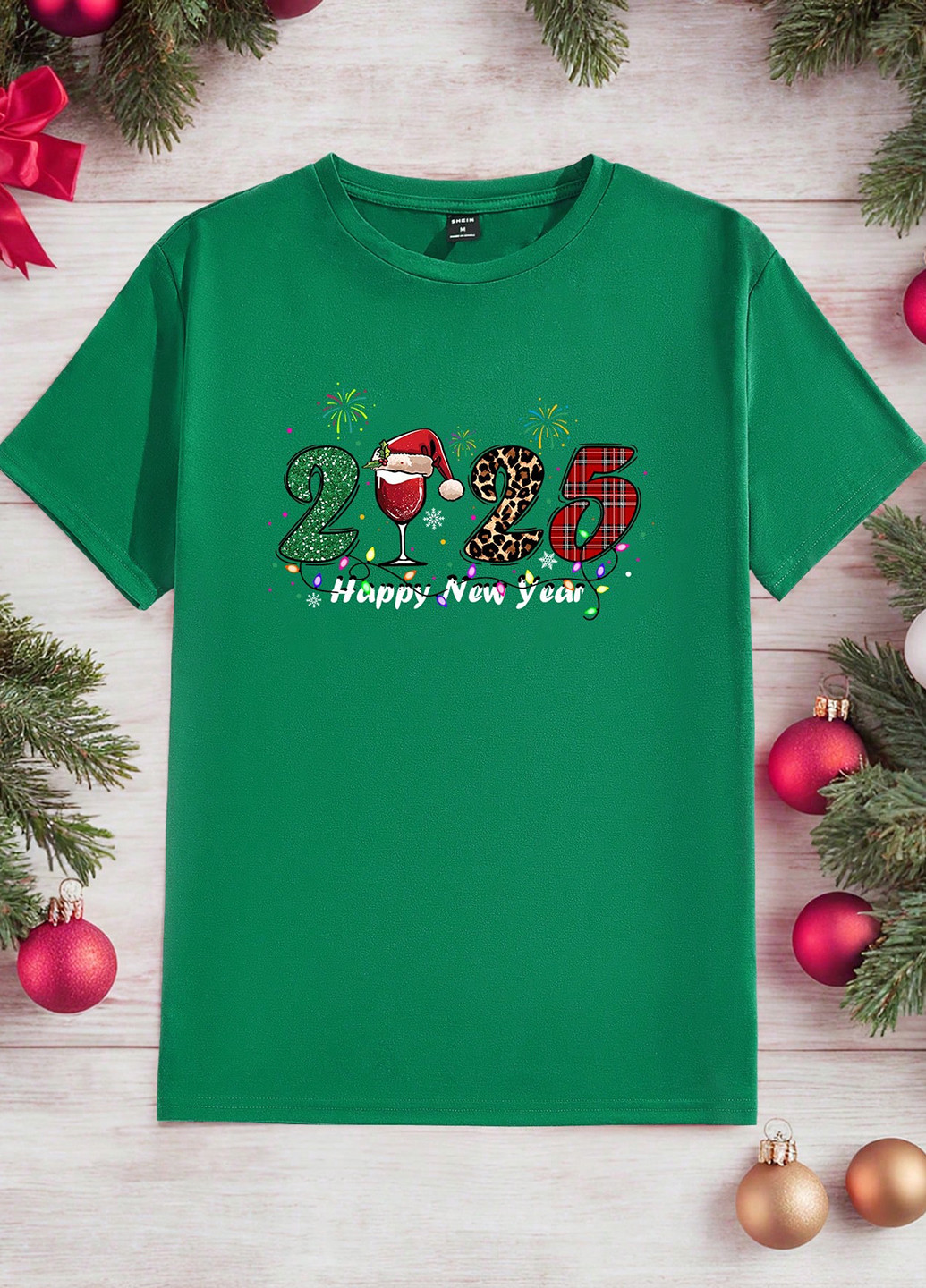 Зелена футболка SHEIN