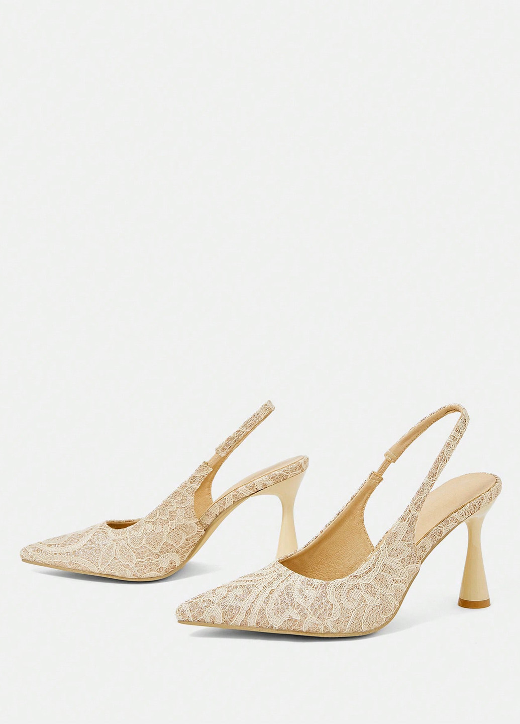 SHEIN Туфлі туфлі-човники кремовий з текстиль, китай — демісезон (366257693)