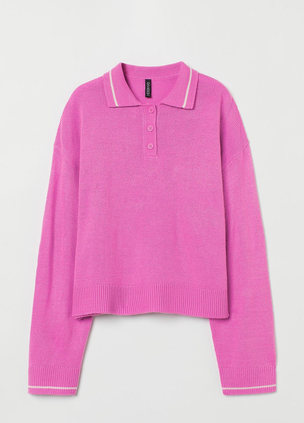 Фуксиновий (колору Фукія) демісезонний светр H&M