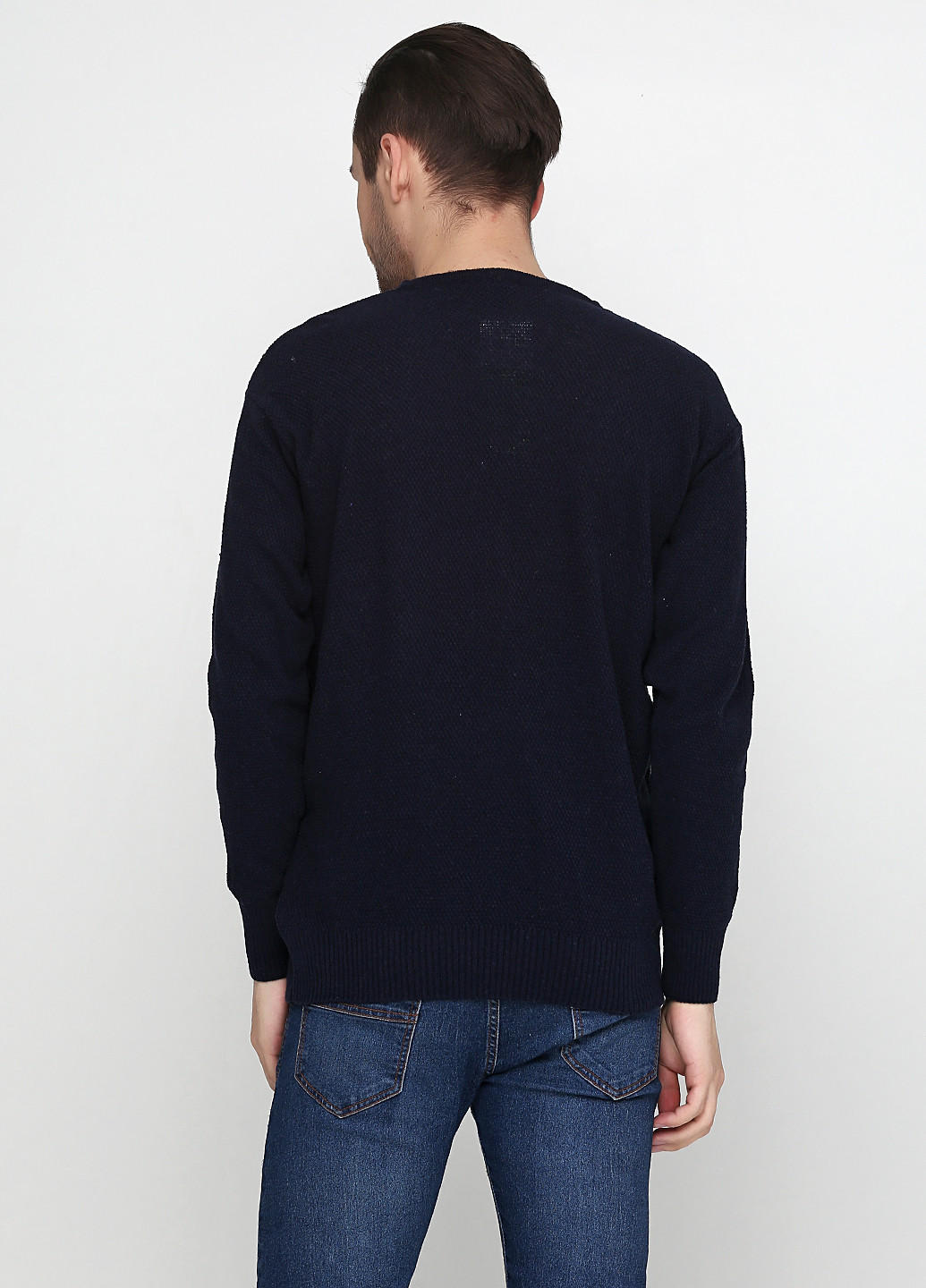 Темно-синий демисезонный пуловер пуловер Enbiya