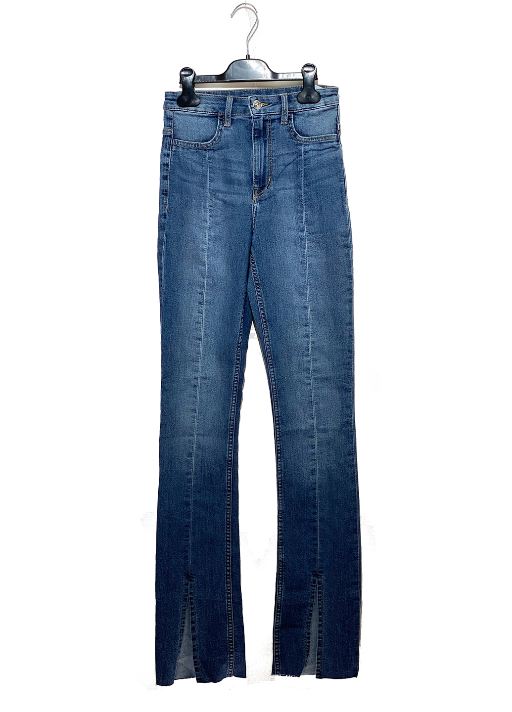 Синие демисезонные прямые джинсы H&M