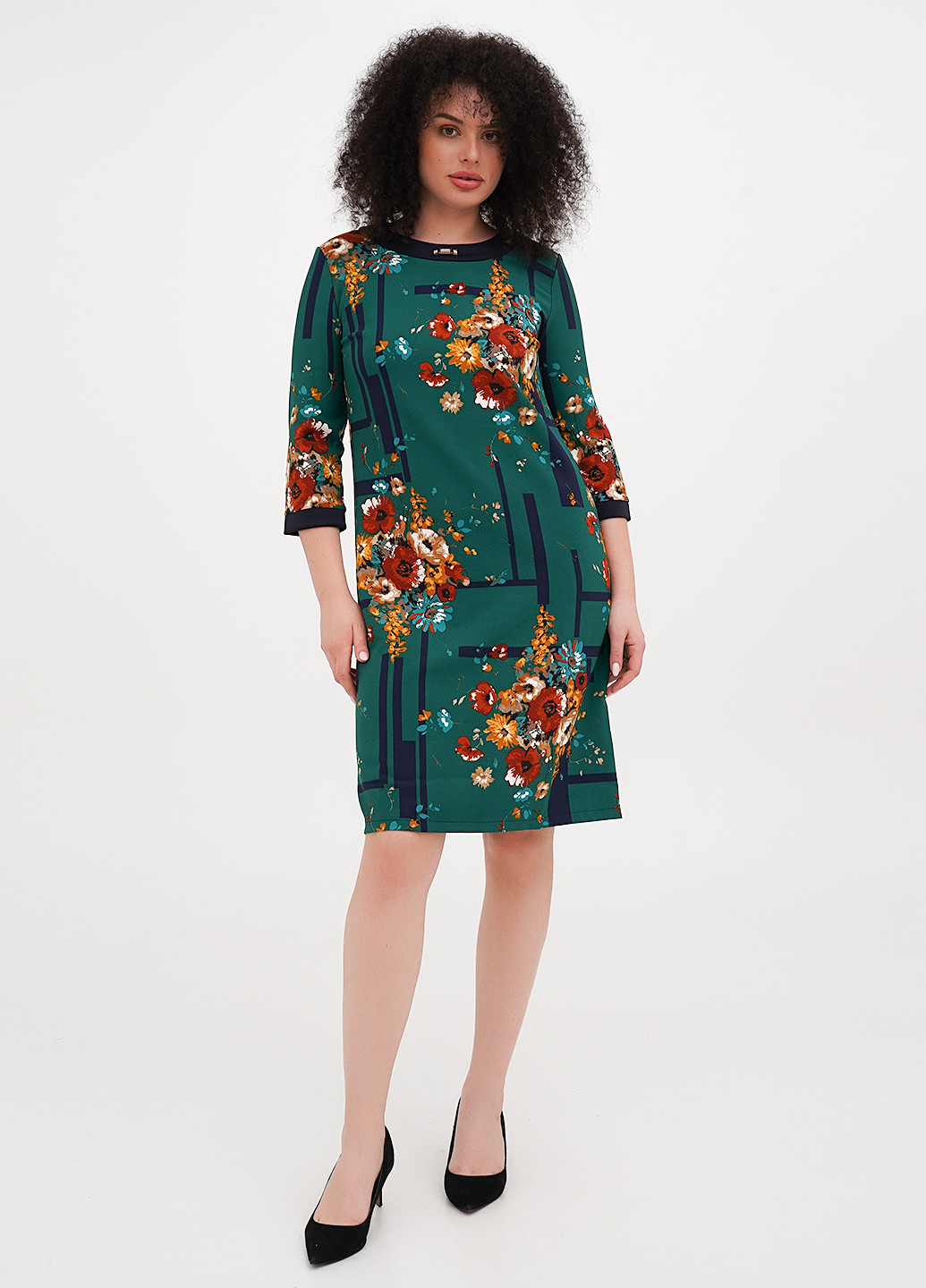 Зелена кежуал сукня футляр Imperial з абстрактним візерунком
