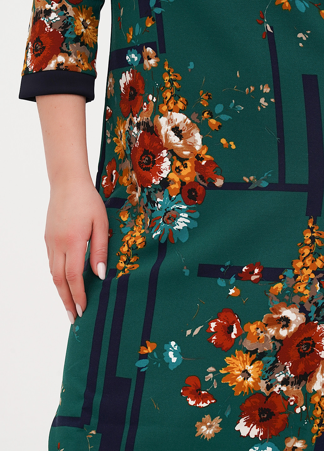 Зелена кежуал сукня футляр Imperial з абстрактним візерунком