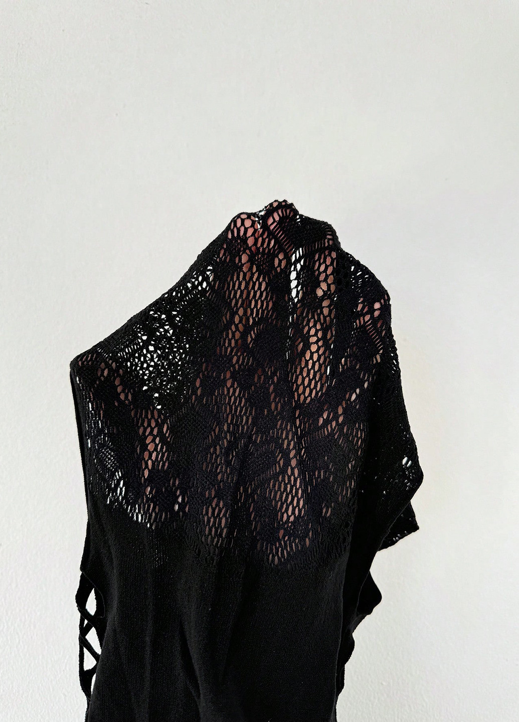 Черное откровенный платье SHEIN однотонное