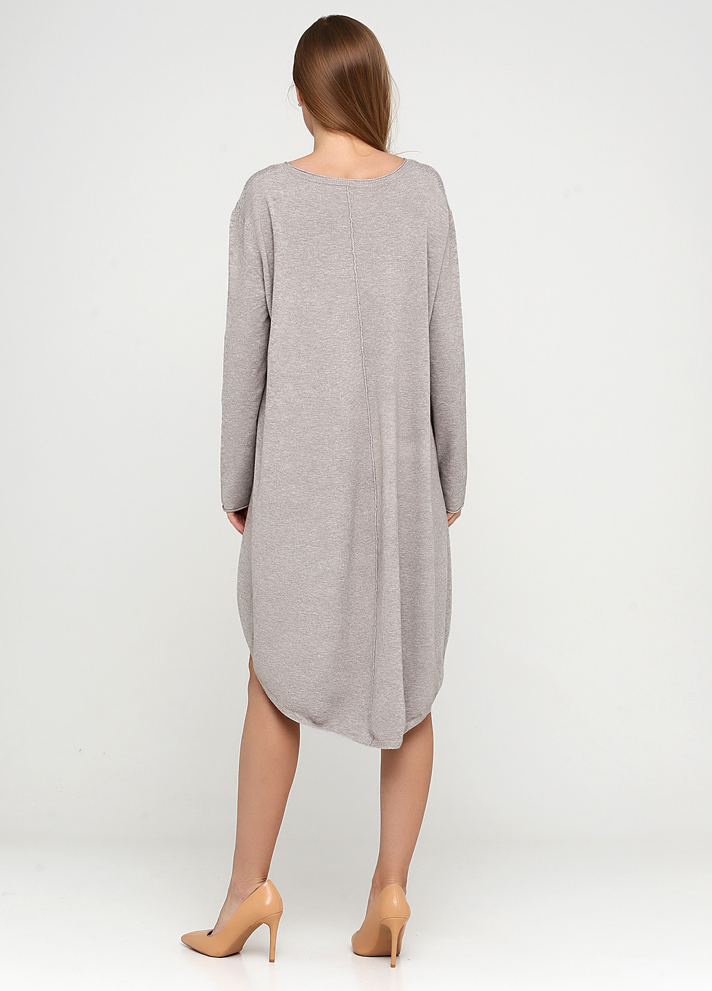 Бежева кежуал сукня оверсайз Louise Orop однотонна