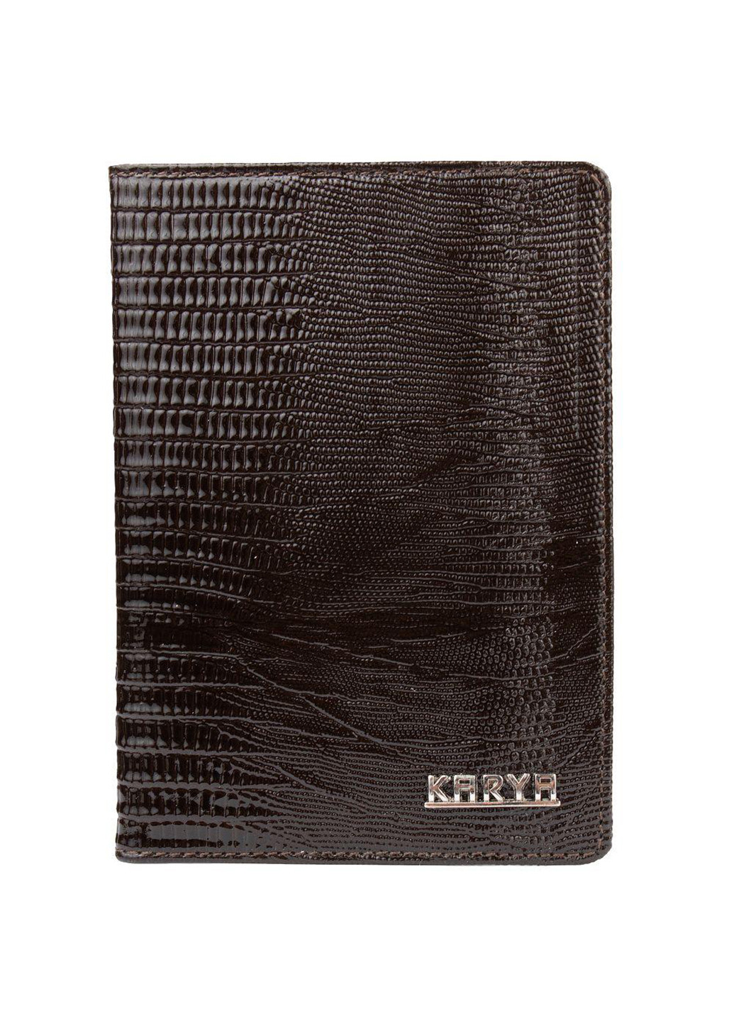 Мужская кожаная обложка для паспорта 9,8х13,7х0,7 см Karya (252415662)